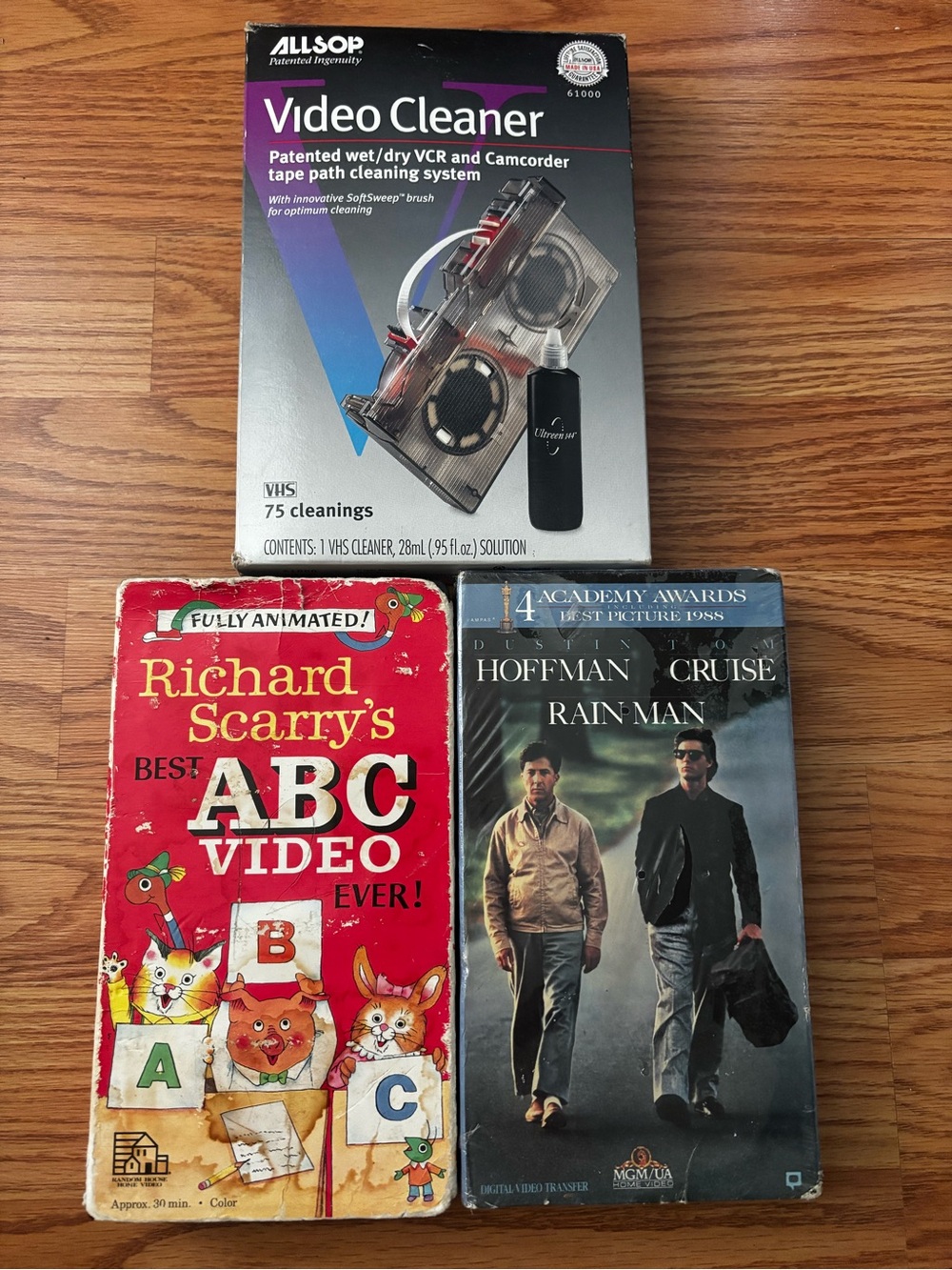 Video Cleaner VHS Tape Cleaning Kit - Black/Gray